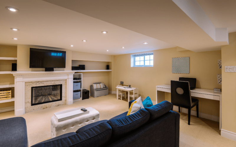 basement finishing services add value